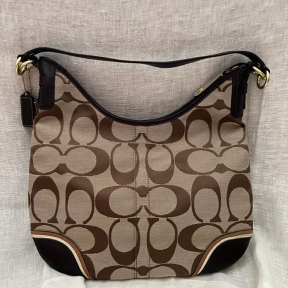 Coach Signature Canvas Handbag - Picture 5 of 5